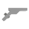 Muddycreek Tackle Integral Gunwale Adapter Mount 42 Degree (Lund) side view