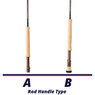 Sage Arrow Fly Rod handle comparison chart