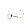 Epic Baits Matt Becker Scan Head Jig - 3/0 Hook side view of color white flake