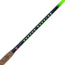 Whisker Seeker FMJ V2 Spinning Rod color Toxic Green close up of blank