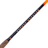Whisker Seeker FMJ V2 Spinning Rod color Blaze Orange close up of blank