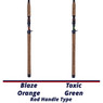 Whisker Seeker GFX V2 Casting Rod handle comparison chart