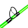Whisker Seeker HogSeeker Spinning Rod color Toxic Green close up of guide