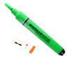 Whisker Seeker NightStriker Weighted Slip Float color Green Black with included Slip Knot, bead stops and changeable color tip