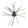 X-Zone Salted GBO Dice Bait color Smoke - Black Flake