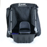 Clam Kenai Pro Thermal Ice Shelter front open view showing chair