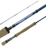 FishUSA Flagship Fly Rod tri pic of model FFSHIP-F-1004-7W showing the guides, blank and handle