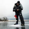 StrikeMaster Lithium 24V USA-Edition Electric Ice Auger in use