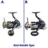 Shimano Stella SW Spinning Reel handle comparison chart