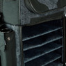 FishLab Large Roller Tackle Bag close up of tackle box storage compartment