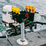 Fishing Addiction Gear Standard Planer Board 2 Caddy Model in use