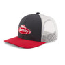 Berkley Performance Logo Trucker Hat side view showing mesh back