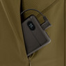 Muddy Nucleus Heated Quarter Zip close up of pocket