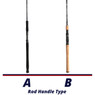 Shimano Teramar Casting Rod handle comparison chart