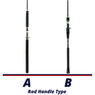 Shimano Trevala PX Casting Rod handle comparison chart