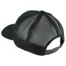 FishUSA Black Ops Trucker Hat back angle showing black panels and black mesh