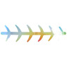 WTP Super Ladderback Flasher Die-Cut Stickers color Silver Lazer