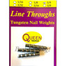 Queen Tackle Line-Through Tungsten Nail Weights