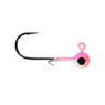Widow Maker Tungsten Panfish Jigheads - Size 4 color Pink-White Glow