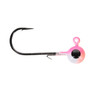 Widow Maker Tungsten Panfish Jigheads - Size 2 color Pink-White Glow