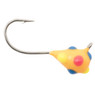 Clam Confetti Drop Tungsten Jig color Orange Multi Glow Dot