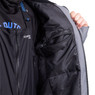 IceArmor Men's Vertex Float Parka color Gray-Gray-Black close up of lining
