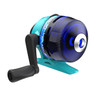 Zebco Splash Jr. Spincasting Combo color Blue reel side front view