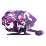 Zebco Splash Spincasting Combo side view Tidepool Purple reel