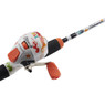 Shakespeare Customize-It Spincasting Combo close up of reel customized with included stickers