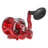 Avet MXJ MC G2 Two-Speed Lever Drag Conventional Reel color Red right hand with Glide Plate