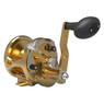 Avet JX G2 Lever Drag Conventional Reel color Gold right handed with Glide Plate