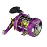 Abu Garcia Ambassadeur Catfish Pro Round Casting Reel color Zombie Cat front side view