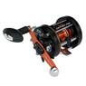 Abu Garcia Ambassadeur Catfish Pro Round Casting Reel side angle view
