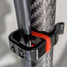 HD Innovations Pole Clips on pole with included tension/retaining bands, pole not included