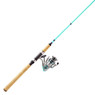 Okuma Pulse Wave Inshore Spinning Combo color Sea Foam