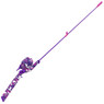 Zebco Splash Floating Spincast Combo color Purple