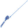 Zebco Splash Floating Spincast Combo color Blue