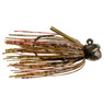Strike King Bitsy Football Jig color Green Pumpkin Craw