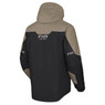 FXR Men's Excursion FX Jacket color Black-Canvas back