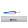 Silver Streak Mini Spoon Exclusive Color - UV Lobsterson with FishUSA Ruler for Size Comparison