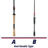 Daiwa Ardito-TR Travel Casting Rod handle comparison chart
