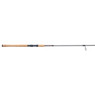 Shakespeare Ugly Stik Elite Salmon & Steelhead Spinning Rod handle A model USELSSP862M showing premium cork grips and first guide