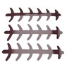 WTP Ladderback Spoon Die-Cut Stickers color Black Prism