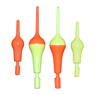 Rocket Bobbers by Tackle 2000 showing various sizes and colors