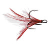 VMC Dressed X-Rap Treble Hooks color Red-Black Nickel