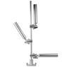 Cisco Vertical Tree Mast Triple Adjustable Rod Holder Package with various angles for rod holders