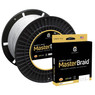 Cortland Master Braid Line White next to a smaller single use spool box