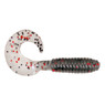 Kalin's Lunker Grub Soft Bait color Smoke Red Flake Salt Pepper