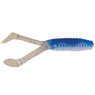 Kalin's Triple Threat Crappie Scrub Soft Bait color Blue Silver