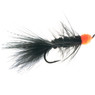 Egg Sucking Leech Streamer - 2 Pack color Black Orange